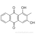 9,10-antracendiona, 1,3-dihidroxi-2-metilo CAS 117-02-2